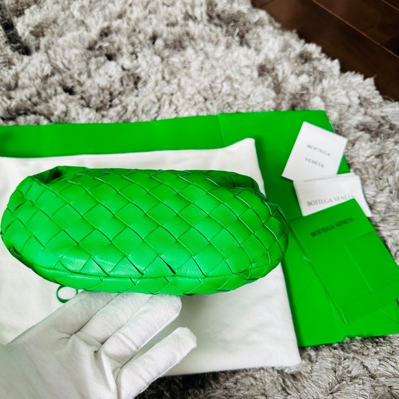 Brand New Full Set Bottega Veneta Mini Jodie Parakeet Coloir - Picture 4 of 8